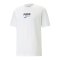 PUMA DOWNTOWN Logo T-Shirt Weiss F52 - weiss
