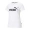 PUMA Essential Logo T-Shirt Damen Weiss F002 - weiss