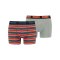 PUMA Heritage Stripe Boxer 2er Pack Rot Grau F010 - rot