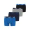 PUMA Solid Boxer 4er Pack Blau F001 - blau