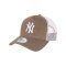 New Era NY Yankees Jersey Trucker Cap Braun FWHT - braun