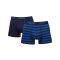PUMA Stripe Boxer 2er Pack F056 Blau - blau