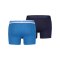 PUMA Placed Logo Boxer 2er Pack Blau F056 - blau