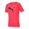 PUMA individualRISE Logo T-Shirt Pink Schwarz F43 - pink