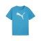 PUMA teamRISE Logo Trainingshirt Kids Blau F02 - blau