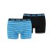 PUMA Spacedye Stripe Boxer 2er Pack Blau F003 - blau
