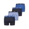 PUMA Promo Print Boxer 4er Pack Blau F001 - blau