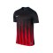 Nike Kurzarm Trikot Striped Division II F012 - schwarz