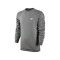 Nike Crew Fleece Sweatshirt Grau Weiss F063 - grau