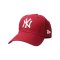 New Era NY Yankees 9Forty Cap Rot Weiss - rot