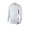 Nike Pro Compression Mock Weiss F100 - weiss