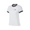 Nike Top Ringer T-Shirt Damen Weiss Schwarz F100 - weiss