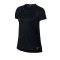 Nike T-Shirt Running Damen Schwarz F010 - schwarz