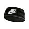 Nike Warm Stirnband Schwarz Weiss F974 - schwarz