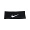 Nike Athletic Wide Haarband Schwarz Weiss F091 - schwarz