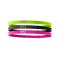 Nike Haarband Stirnband Thin 3er Pack F983 - hellgruen