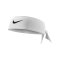 Nike Dri-FIT 3.0 Haarband zum Binden F101 - weiss