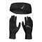 Nike Essential Stirnband und Handschuh Set F082 - schwarz