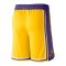 Nike LA Lakers NBA Short Road Gelb Lila F728 - gelb