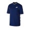 Nike Check Tee T-Shirt Blau Weiss F492 - Blau