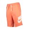Nike Sportswear Alumni Short Orange Weiss F842 - orange