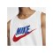 Nike Icon Futura Tanktop Weiss Blau Rot F103 - weiss