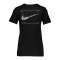 Nike Dry Milan T-Shirt Running Damen Schwarz F010 - schwarz