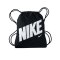 Nike Graphic Gymsack Schwarz Weiss F015 - schwarz