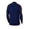 Nike Dry Squad Drill Top Sweatshirt Blau F492 - Blau