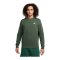Nike NSW Club Fleece Sweatshirt Grün Weiss F323 - schwarz