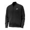 Nike Club Fleece Bomber Jacke Schwarz Weiss F010 - schwarz