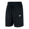 Nike Club Jersey Short Schwarz Weiss F010 - weiss