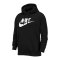 Nike Club Fleece Hoody Schwarz F010 - schwarz