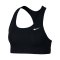 Nike Swoosh Bra Sport-BH (ungepolstert) Damen F010 - schwarz