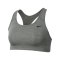 Nike Swoosh Bra Sport-BH (ungepolstert) Damen F084 - grau