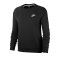 Nike Essential Fleece Pullover Damen Schwarz F010 - schwarz