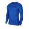 Nike Pro Langarmshirt Blau F480 - blau