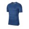 Nike Pro Trainingsshirt kurzarm Blau F451 - blau