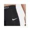 Nike Pro Tight Hose lang Schwarz Weiss F010 - schwarz