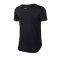 Nike Swoosh T-Shirt Running Damen Schwarz F010 - schwarz
