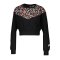 Nike Heritage Floral Sweatshirt Damen Schwarz F010 - schwarz