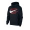 Nike Swoosh French Terry Kapuzensweatshirt F010 - schwarz