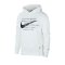 Nike Swoosh French Terry Kapuzensweatshirt F100 - weiss