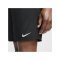 Nike Run 7BF Short Running Schwarz Silber F010 - schwarz