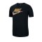 Nike Preheat Tee T-Shirt Schwarz F010 - schwarz