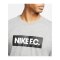 Nike F.C. Essential T-Shirt Grau Schwarz F063 - grau