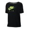 Nike Air T-Shirt Damen Schwarz F011 - schwarz