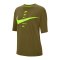 Nike Swoosh T-Shirt Damen Grün F368 - gruen