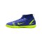 Nike Mercurial Superfly VIII Recharge Academy IC Kids Blau Gelb F474 - blau