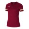 Nike Academy 21 T-Shirt Damen Rot Weiss F677 - rot